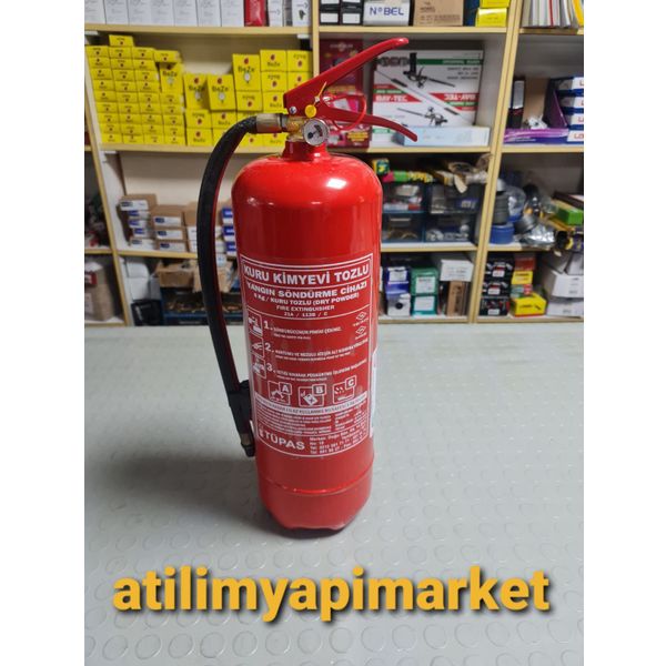 Tüpaş 6 kg Kuru Kimyevi Tozlu Yangın Söndürme Tüpü