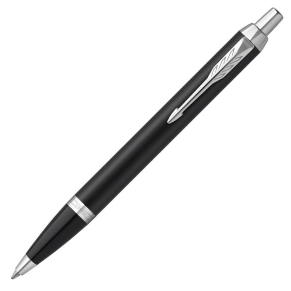 Parker Im Premium Desenli Siyah Metal Ct Dolma+Tükenmez Kalem