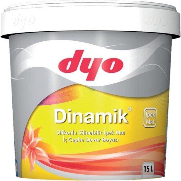 Dyo Dinamik İpek Mat 15 lt Kumsal Silikonlu İç Cephe Boyası