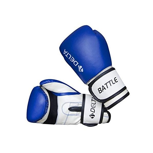 Delta Battle Dura Strong Mavi Beyaz Boks Eldiveni