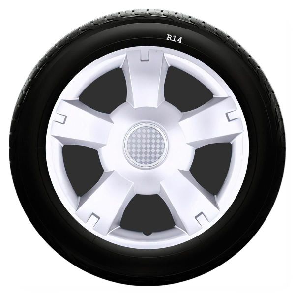 Alfa Romeo SKS-SJS 201 14 İnç 4 Adet Kırılmaz Jant Kapağı
