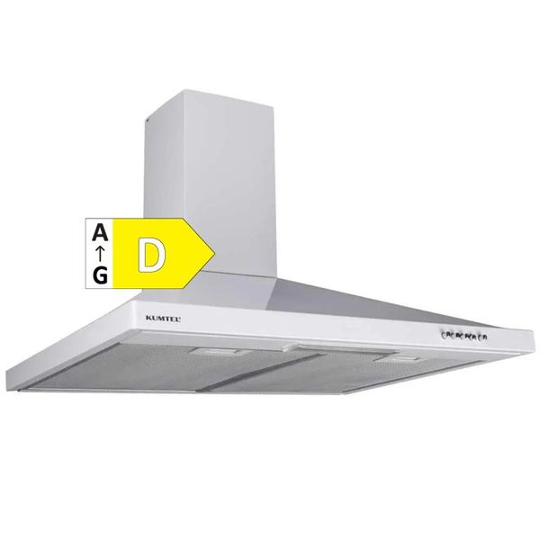 Kumtel DP6-X 3 Kademeli Mekanik Duvar Tipi Davlumbaz Inox