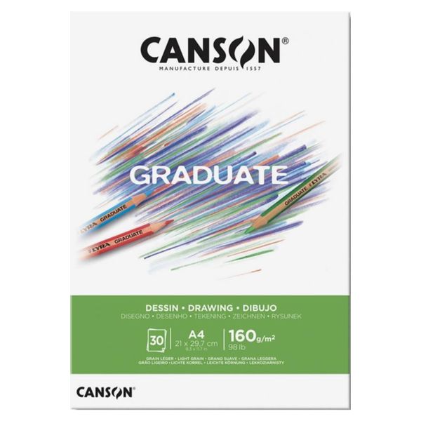 Canson 400110365 30 Sayfa A4 160gr Çizim Defteri