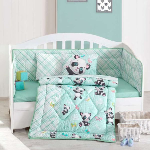 Cotton Box Panda Mint Bebek Uyku Seti