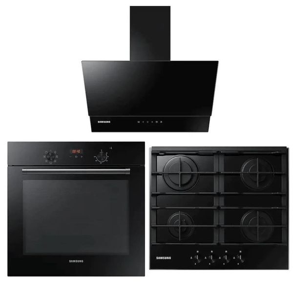 Samsung NK24N7060VB - NA64N7100AB - NV60K5140BB 3'lü Siyah Ankastre Set