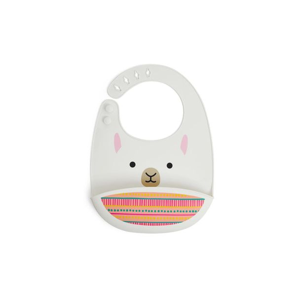Skip Hop Lama Zoo Silikon Önlük