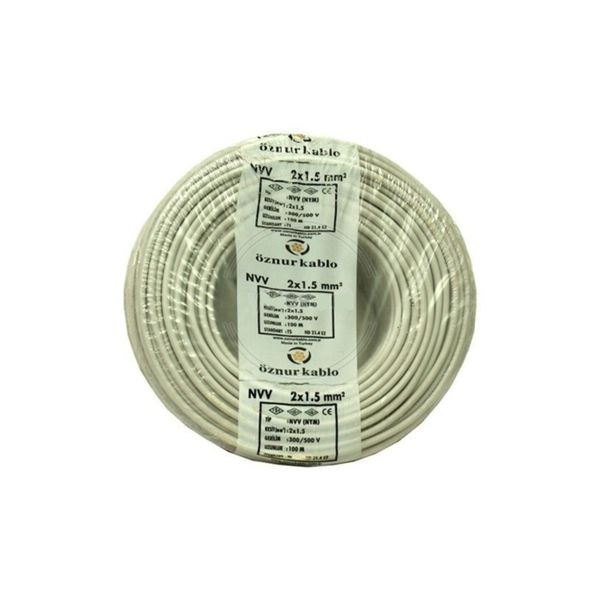Öznur Nym Antigron 2x1.5 mm2 10 m Kablo