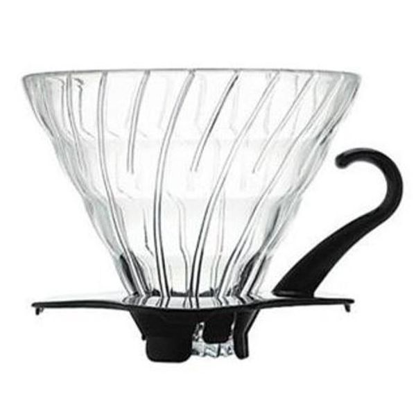Hario V60 02 Siyah Cam Dripper