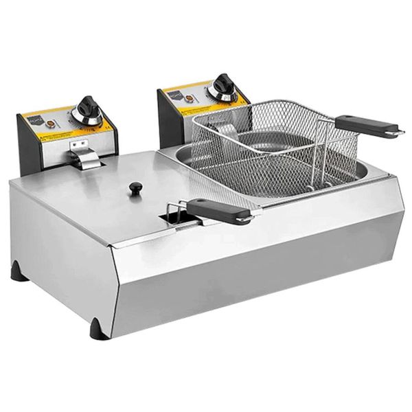 Remta R102 6000 W 8+8 lt Isı Ayarlı Elektrikli Fritöz