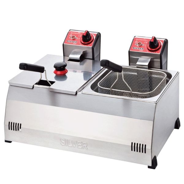 Işıkgaz Silver 8+8 lt Elektrikli Fritöz Makinesi
