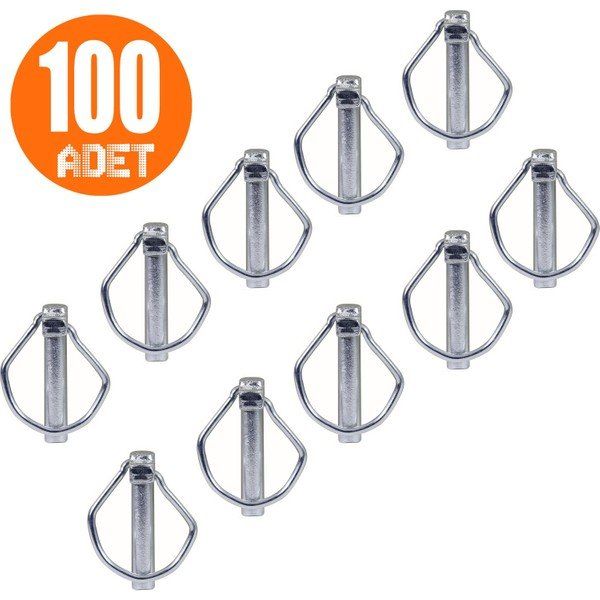 Badem10 100x8 mm Çelik Traktör Pimi