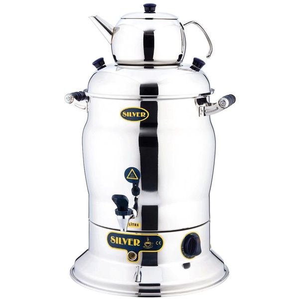 Işıkgaz Silver Crown 7lt Tek Demlikli Semaver