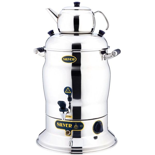 Işıkgaz Silver Crown 10 lt Tek Demlikli Semaver