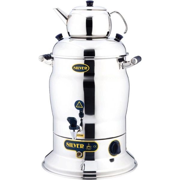 Işıkgaz Silver 16 lt Tek Demlikli Silver Semaver
