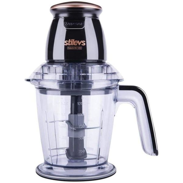 Stilevs Robotik RO-1250 Mega 500 W 1.25 lt Kapasiteli Doğrayıcı Siyah