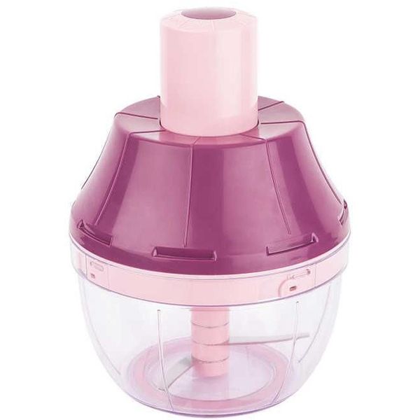 Tantitoni 700 ml Basmalı Pratik Doğrayıcı Vişne Pembe