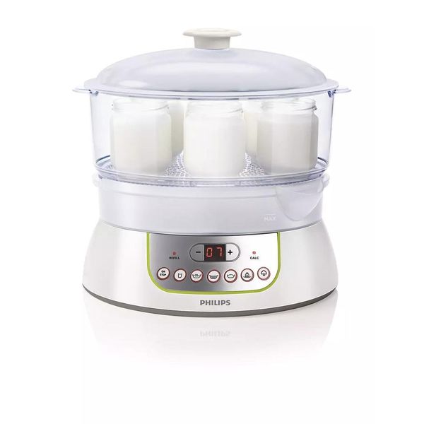 Philips Viva Collection HD9141-00 900 W Buharlı Pişirici ve Yoğurt Yapma Makinesi