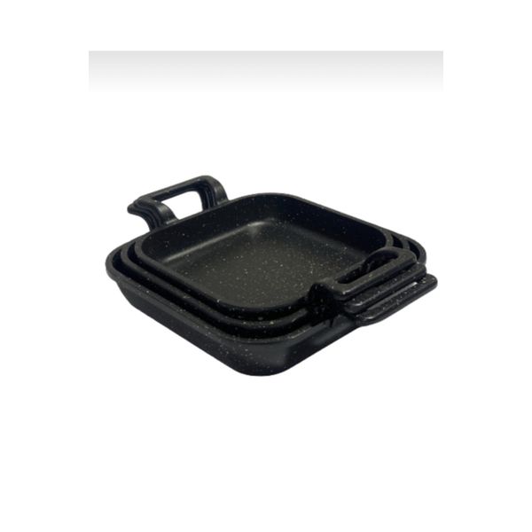 Eda 18-20-22 cm Kare Sahan Takımı