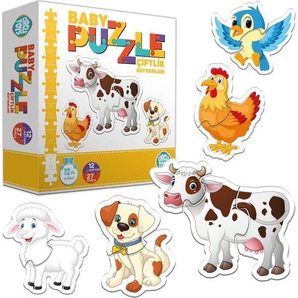 Circle Toys Çiftlik Hayvanları Baby Puzzle