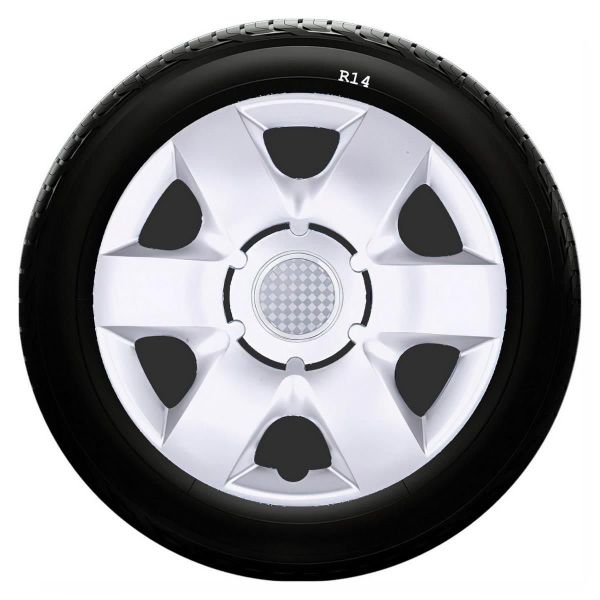 Citroen SKS-SJS 215 14 İnç 4 Adet Kırılmaz Jant Kapağı