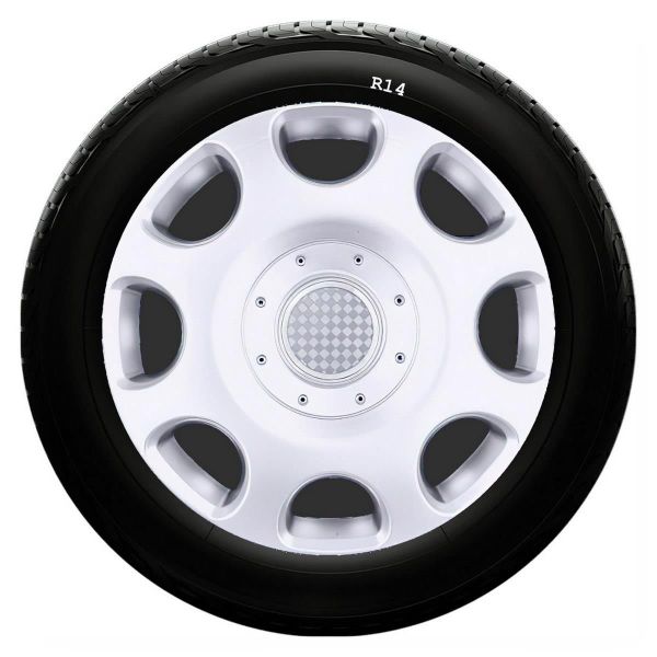 Chevrolet SKS-SJS 208 14 İnç 4 Adet Kırılmaz Jant Kapağı