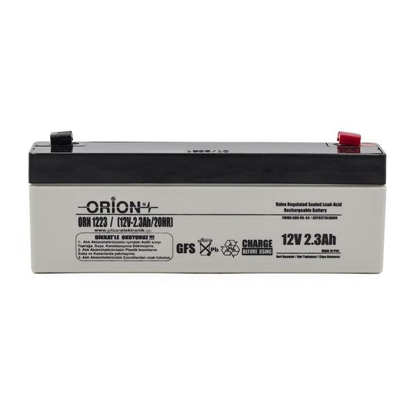 Orion 12v 2.3 Ah Bakımsız Kuru Akü