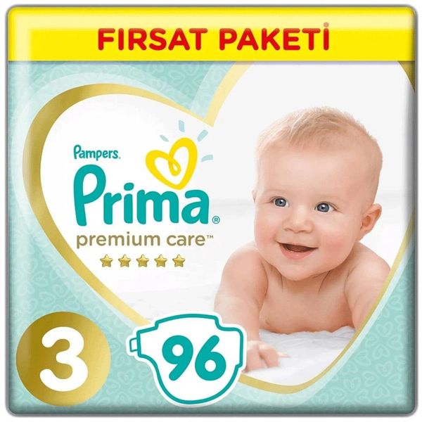Prima Premium Care No:3 Midi 96 Adet Bebek Bezi