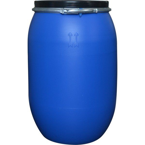 GLC Paints 120 L Hdpe Gövde Metal Çember Sızdırmaz Conta Plastik Varil