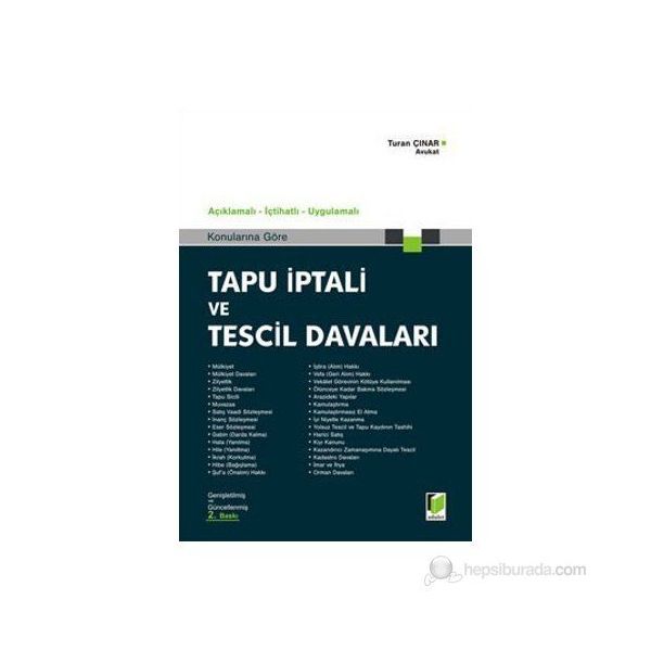 Tapu İptali ve Tescil Davaları - Turan Çinar