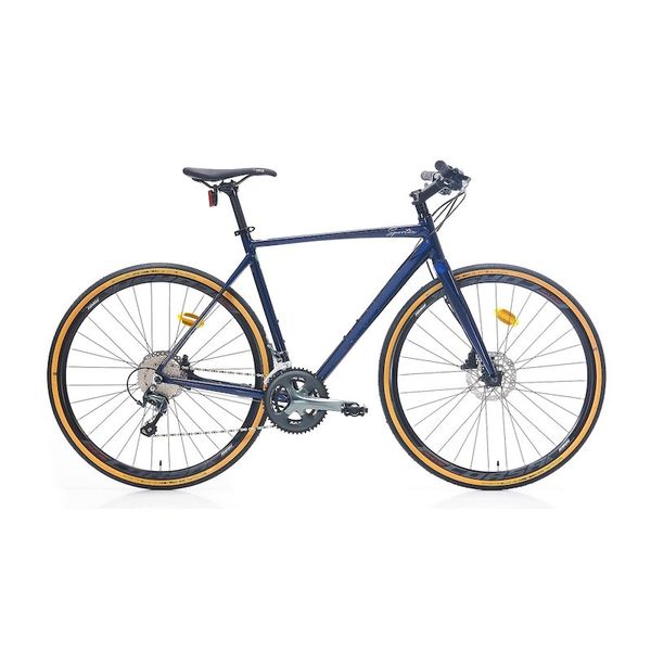Carraro E Sportıve X 28 Jant 10 Vites 52 cm Hidrolik Disk Fren Lacivert Açık Turuncu Gümüş Elektrikli Bisiklet
