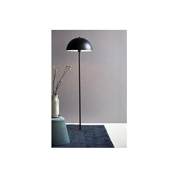 Mylights 40 cm Retro Rustik Mat Siyah Köşe Lambası Metal Lambader