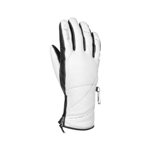 Reusch Jasmine Beyaz-Siyah Kayak Eldiveni