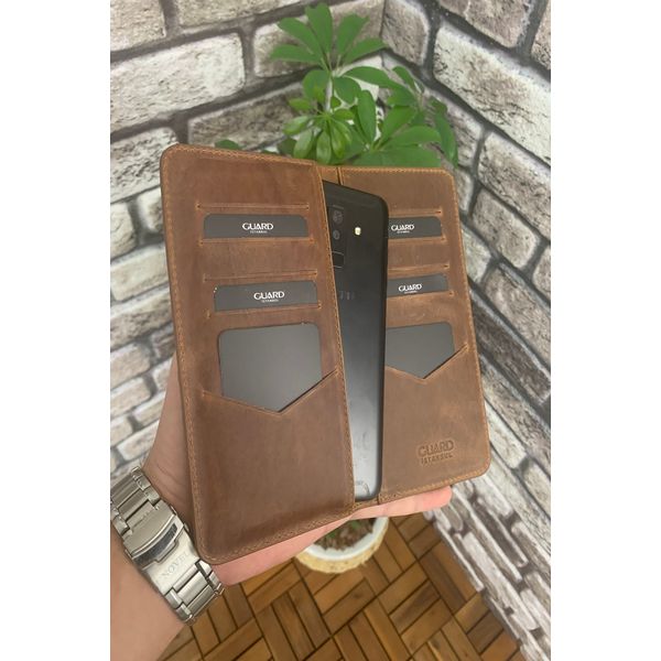 Guard GRD2403XW22466 Antik Taba Telefon Girişli El Portföyü