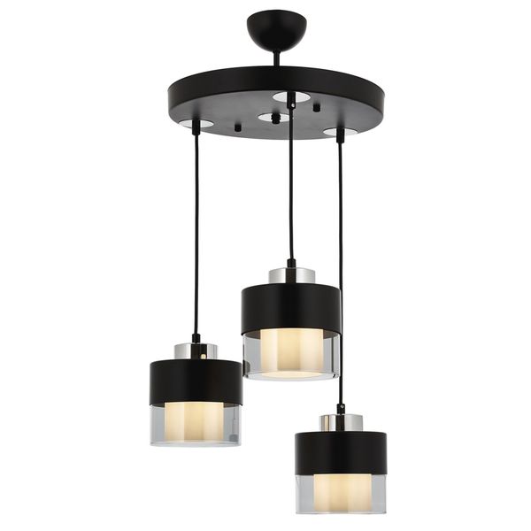 Avonni AV-60193-3T-BSY Siyah Boyalı 40 cm Modern Avize