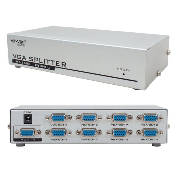 Powermaster 8 Port VGA 250 Mhz Splitter