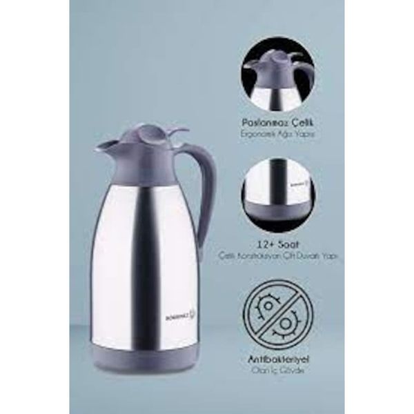 Korkmaz A749-01 Satina Max 2.0 lt Çelik Termos