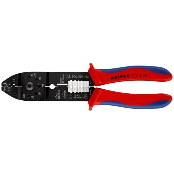Knipex 9721215B Pabuç Sıkma ve Kablo Sıyırma