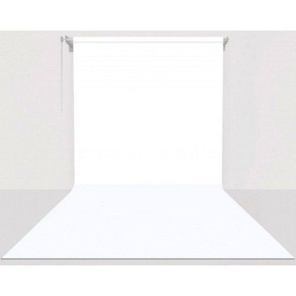 Stüdyo Teknik 270CM x 580CM Beyaz Kumaş Fon Seti