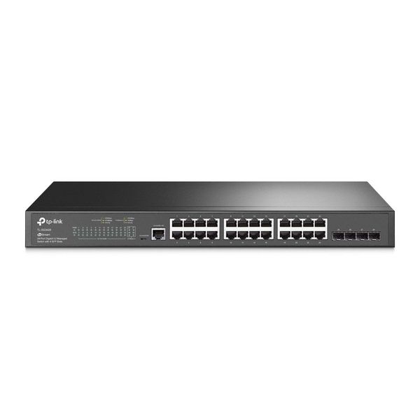 TP-Link TL-SG3428X Omada 24 Port Gigabit L2 4 Combo SFP Slotlu Yönetilebilir Switch