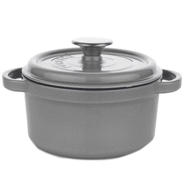 Schafer Guss Chef 24 cm Gri Demir Döküm Tencere