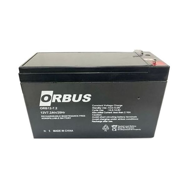 Orbus ORB-12V 150-65-90 mm 2 kg 7Ah Bakımsız Kuru Akü
