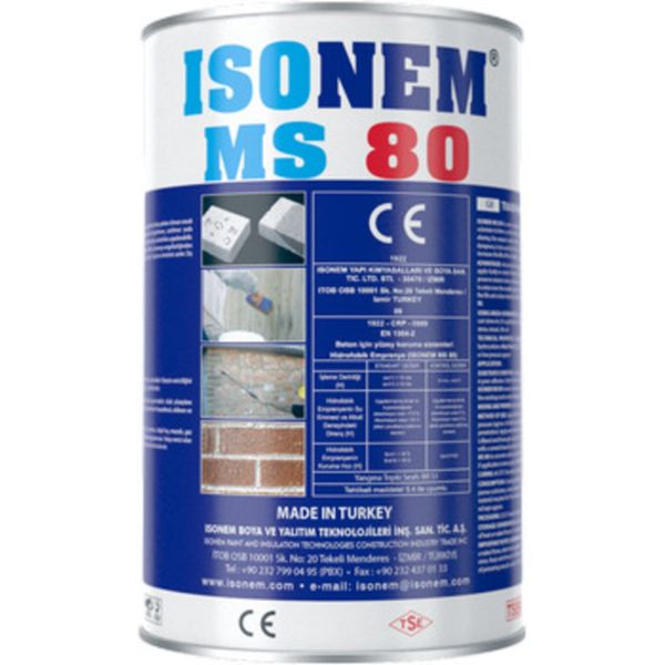 Isonem MS 80 3.5 lt Doğal Görüntüyü Bozmayan Şeffaf Su Yalıtımı