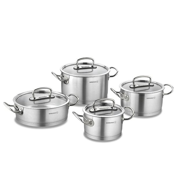 Korkmaz A1147 Proline 8 Parça Inox Tencere Seti