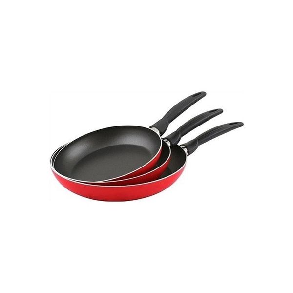 Mehtap 3'lü Mor 18+22+26 cm Teflon Tava Seti