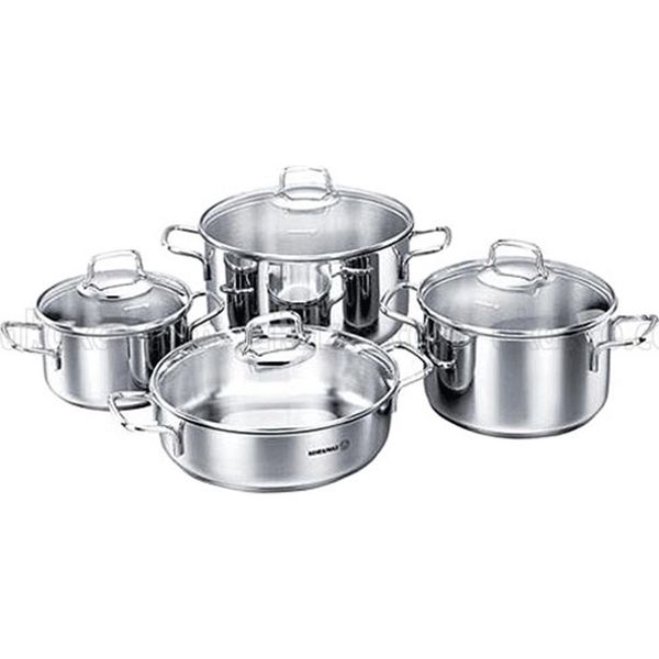 Korkmaz A1606 Perla 8 Parça Inox Tencere Seti