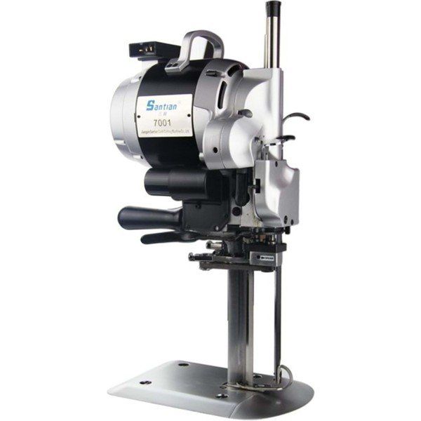 Santian 1180 W Yüksek Devirli 10inç Dik Bıçaklı Kumaş Kesim Siyah Motor