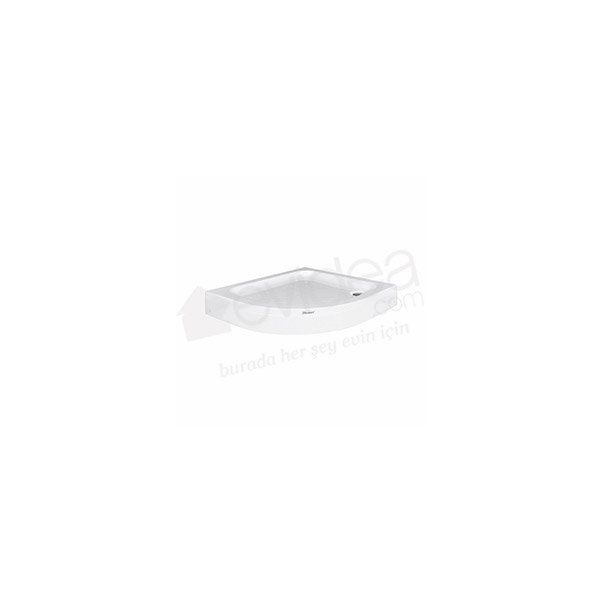 Shower 100x100 cm Oval Flat Duş Teknesi