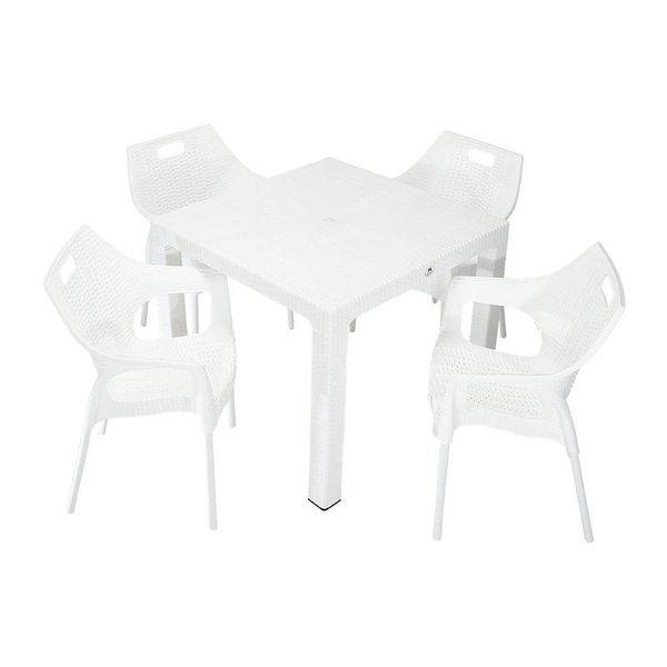 Mandella Elit 90x90 cm Beyaz Masa