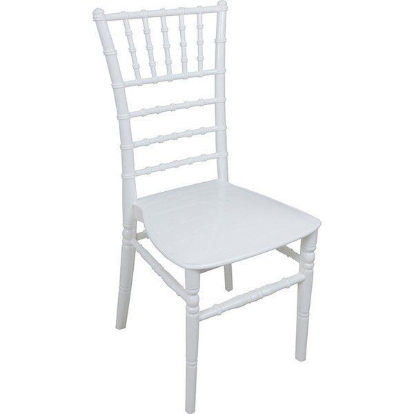 Mandella Silver Tifany Beyaz Sandalye