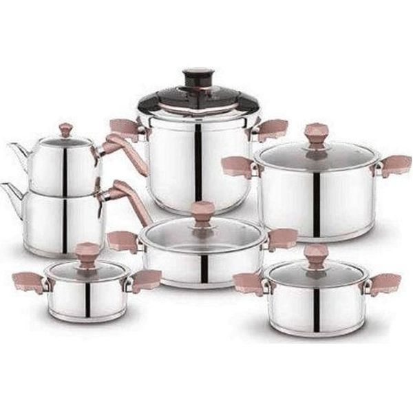 Schafer Honor Rosegold 14 Parça Çelik Çeyiz Seti